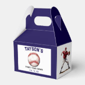 Baseball erstes Jahr ab 1. Geburtstag Geschenkschachtel (Vorderseite)