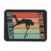 Baseball Es gibt keine Nebensaison Magnet (Horizontal)