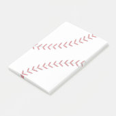 Baseball-Faden Post-it Klebezettel (angewinkelt)