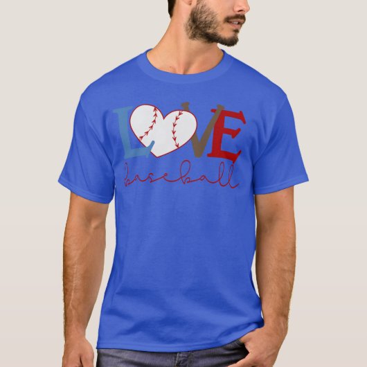 Baseball-Fan 80er lustig T-Shirt (Vorderseite)