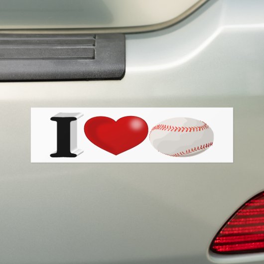 Baseball Fan Autoaufkleber (Auf Auto)