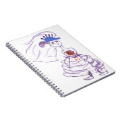 Baseball Fan Bride Notizblock (Rechte Seite)