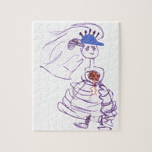 Baseball Fan Bride Puzzle (Vertikal)