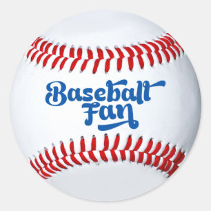 Baseball Fan-Geschenksticker Runder Aufkleber