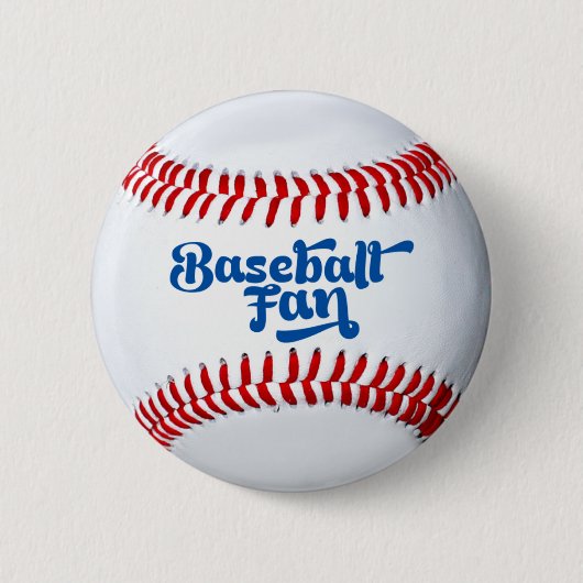 Baseball-Fan-Gift-Button Button (Vorderseite)