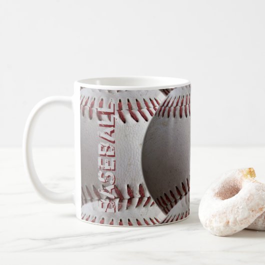 Baseball Fan Kaffeetasse (Mit Donut)