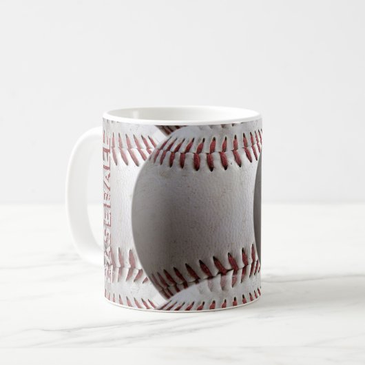 Baseball Fan Kaffeetasse (Vorderseite Links)