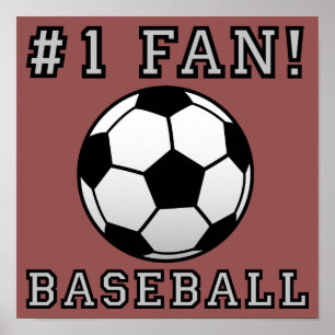 Baseball Fan Nicht Lustig Poster Schild