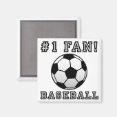 Baseball Fan Not Funny Kühlschrankmagnet (Vorderseite/Rückseite)