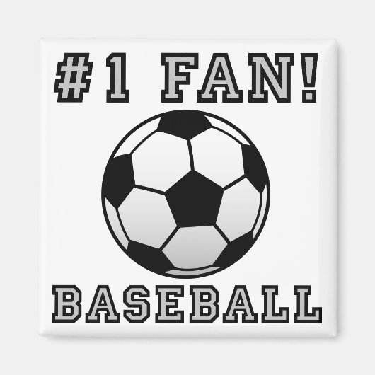 Baseball Fan Not Funny Kühlschrankmagnet (Vorne)