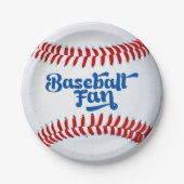 Baseball Fan Pappteller (Vorderseite)