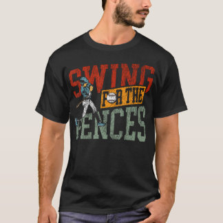 Baseball-Fan Retro Vintage Schwung Für Die T-Shirt