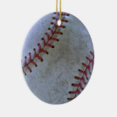 Baseball Fan-tastic_Battered Ball _autograph Keramik Ornament (Rechts)