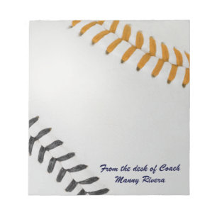 Baseball Fan-tastic_Color Laces_og_bk_personalized Notizblock