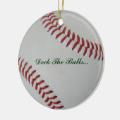 Baseball Fan-tastic_Deck die Bälle Keramik Ornament (Links)