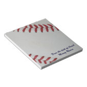 Baseball Fan-tastic_pechperfect_personalisiert Notizblock (angewinkelt)