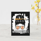 Baseball-Fan Vintage Karte (Gelbe Blume)