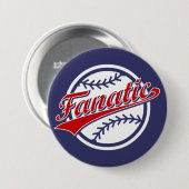 Baseball Fanatic Button (Vorne & Hinten)