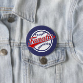 Baseball Fanatic Button (Beispiel)