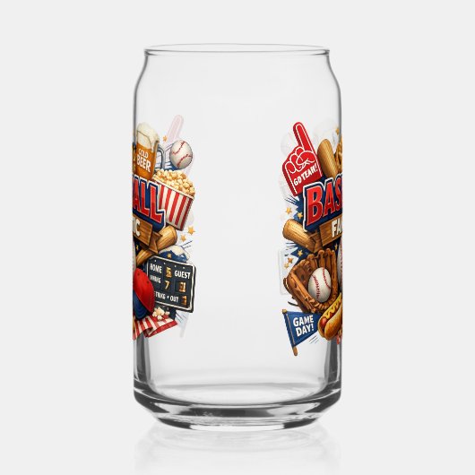 Baseball fanatic dosenglas (Rechts)