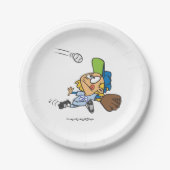 Baseball fangen pappteller (Vorderseite)