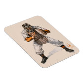 Baseball-Fänger Magnet (Rechte Seite)