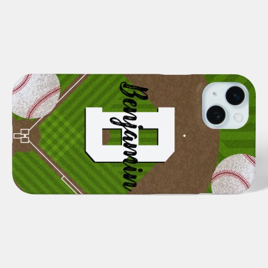 Baseball Fans Case-Mate iPhone Hülle (Rückseite (Horizontal))