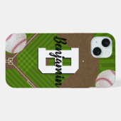 Baseball-Fans iPhone Hülle (Rückseite (Horizontal))