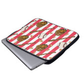 Baseball-Fans Laptop-Hülle Laptopschutzhülle (Vorne Knopf)