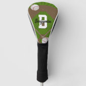 Baseball-Fans-Treiber Golf Headcover (Vorderseite)