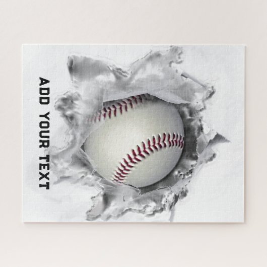 Baseball Fastpitch Puzzle (Horizontal)