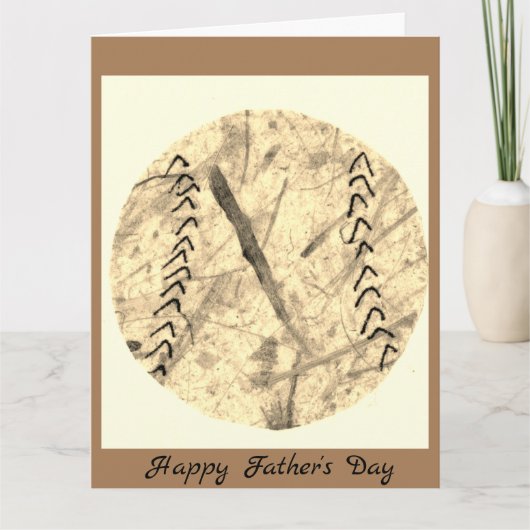 Baseball-Favorit Karte (Vorderseite)