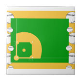 Baseball-Feld Fliese (Vorderseite)