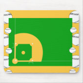 Baseball-Feld Mousepad (Vorne)