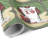 Baseball Field Class of 2019 Jersey Geschenkpapier (Rolleneckpunkt)