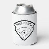 Baseball Field Einzigartiges Coach-Geschenk Dosenkühler (Kanne Vorderseite)
