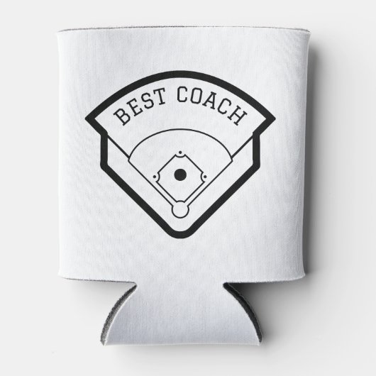 Baseball Field Einzigartiges Coach-Geschenk Dosenkühler (Vorderseite)