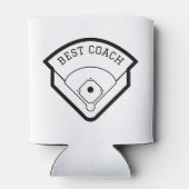 Baseball Field Einzigartiges Coach-Geschenk Dosenkühler (Rückseite)