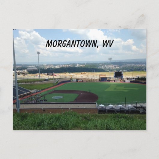 Baseball Field near Morgantown, WV Postkarten (Vorderseite)