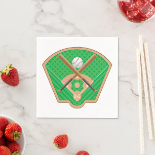Baseball Field Paper Napkins Serviette