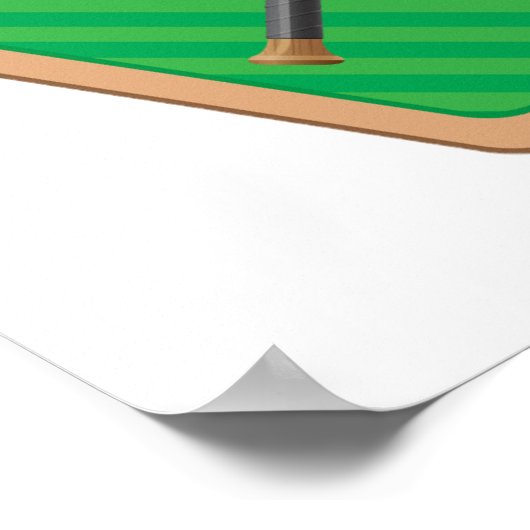 Baseball Field Poster (Ecke)