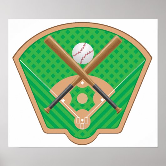 Baseball Field Poster (Vorne)
