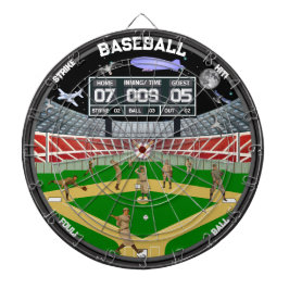 Baseball Field Starights Stadion Dartscheibe