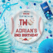 Baseball First Birthday Party Pappteller (Party)