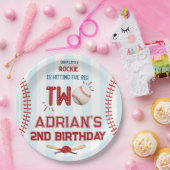 Baseball First Birthday Party Pappteller (Party)