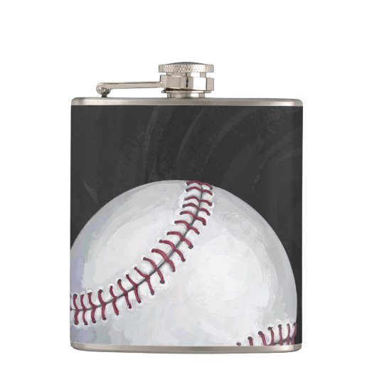 Baseball Flachmann (Vorderseite)