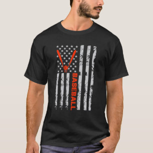 Baseball Flag Sportliebhaber Sport Männer Frauen K T-Shirt