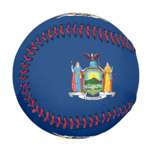 Baseball-Flagge des Staates New York Baseball
