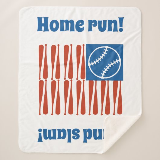 Baseball-Flagge Sherpadecke (Vorderseite)