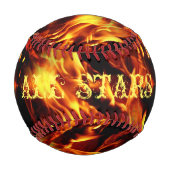 Baseball-Flaming Baseball (Vorderseite)